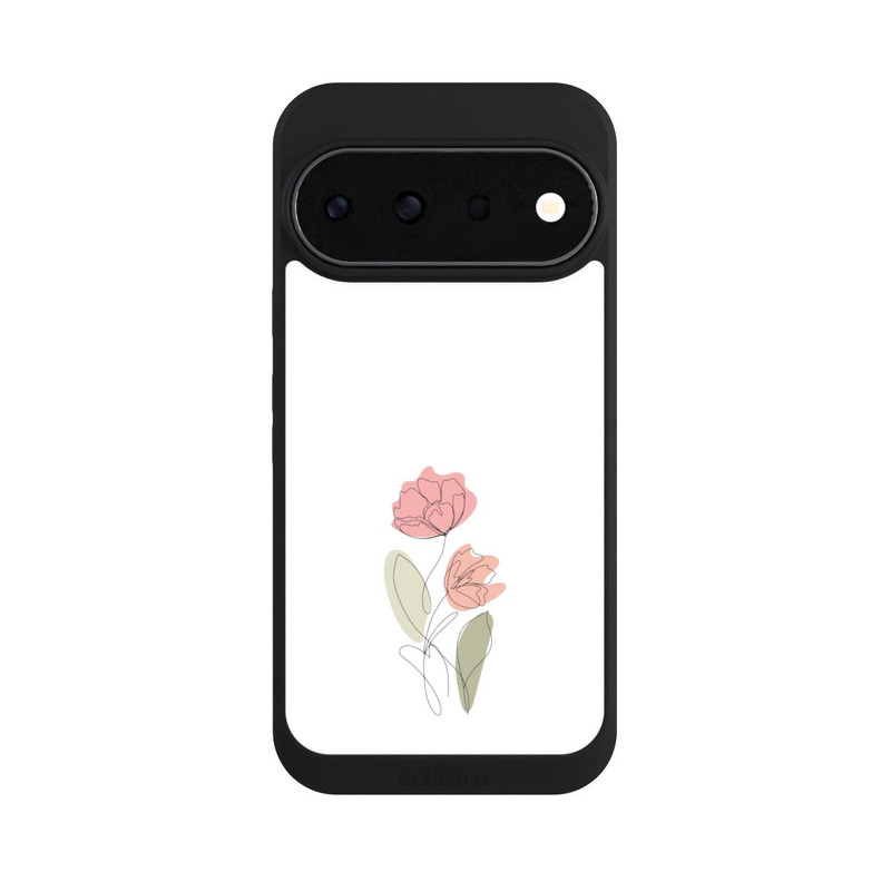 Pixel 11 Pro NIVOpure Blume Line Art Rot
