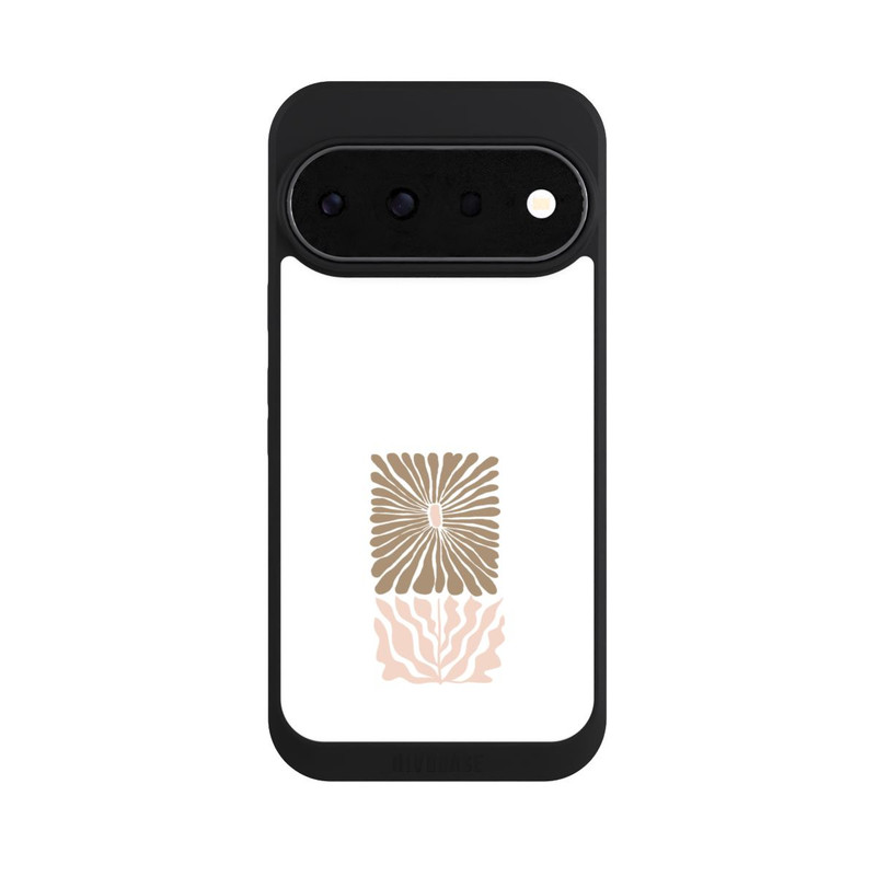 Pixel 11 Pro NIVOpure Fleur Boho Caramel sur Blanc