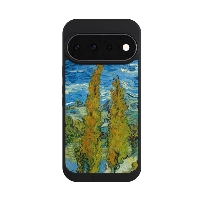 Pixel 11 Pro NIVOpure Two Poplars in the Alpilles near Saint-Rémy by Van Gogh