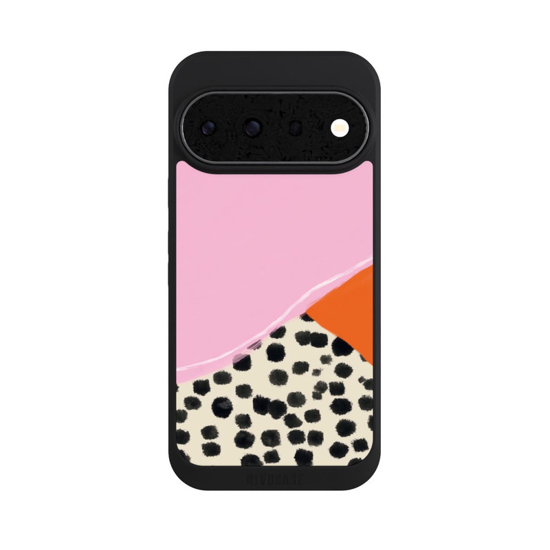 Pixel 11 Pro NIVOpure Rosa und Orange Gepunkteter Hintergrund