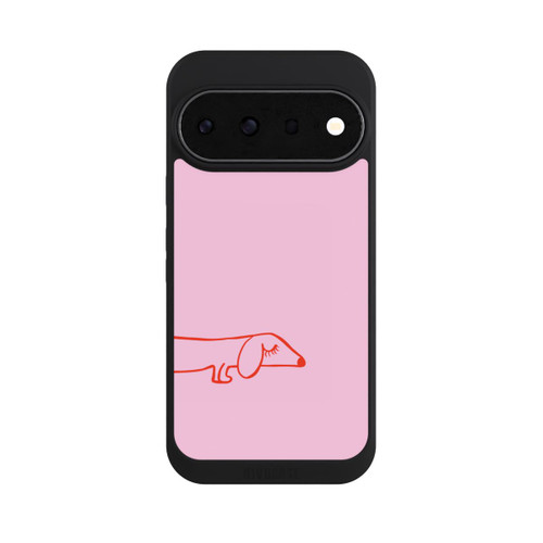 Google Pixel 11 Pro NIVOpure Dachshund Illustration Pink