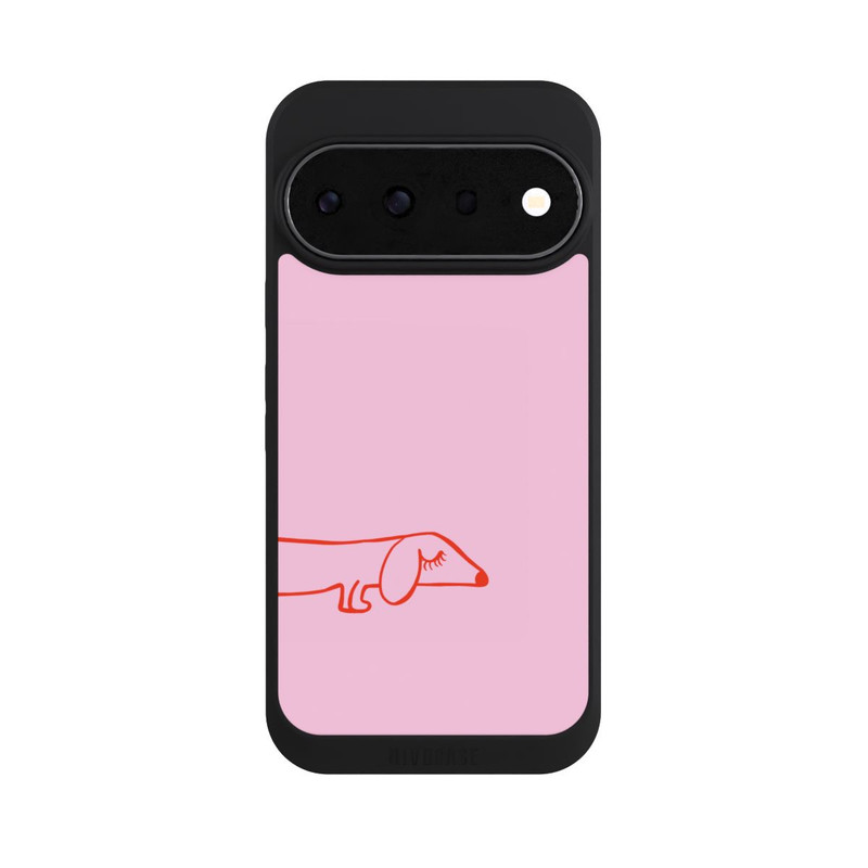 Pixel 11 Pro NIVOpure Dachshund Illustration Pink