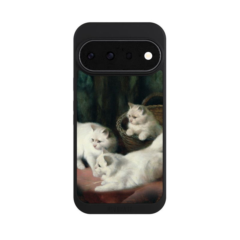 Pixel 11 Pro NIVOpure Three White Angora Kittens