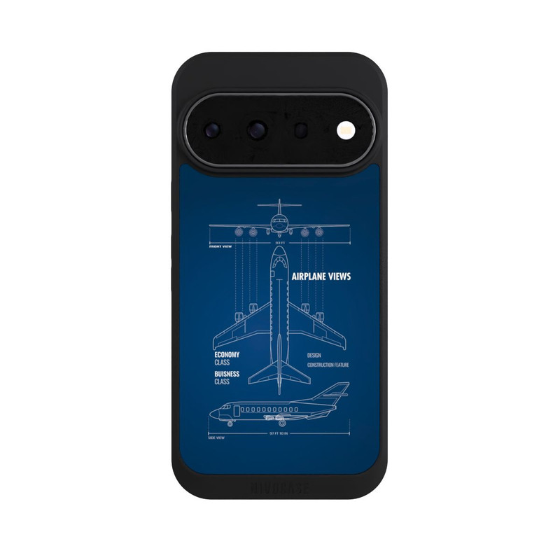 Pixel 11 Pro NIVOpure Flugzeug-Wireframe