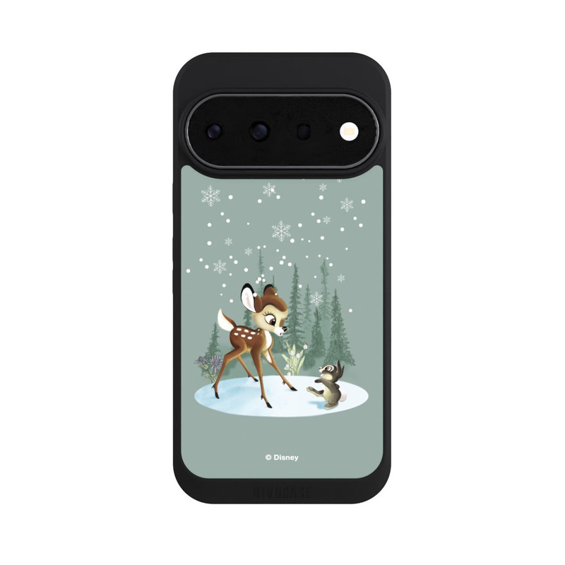 Pixel 11 Pro NIVOpure Bambi et Panpan Monde Hivernal