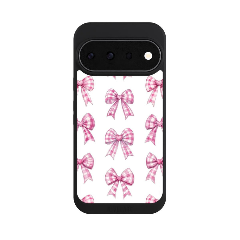 Pixel 11 Pro NIVOpure Pink Gingham Hearts and Bows