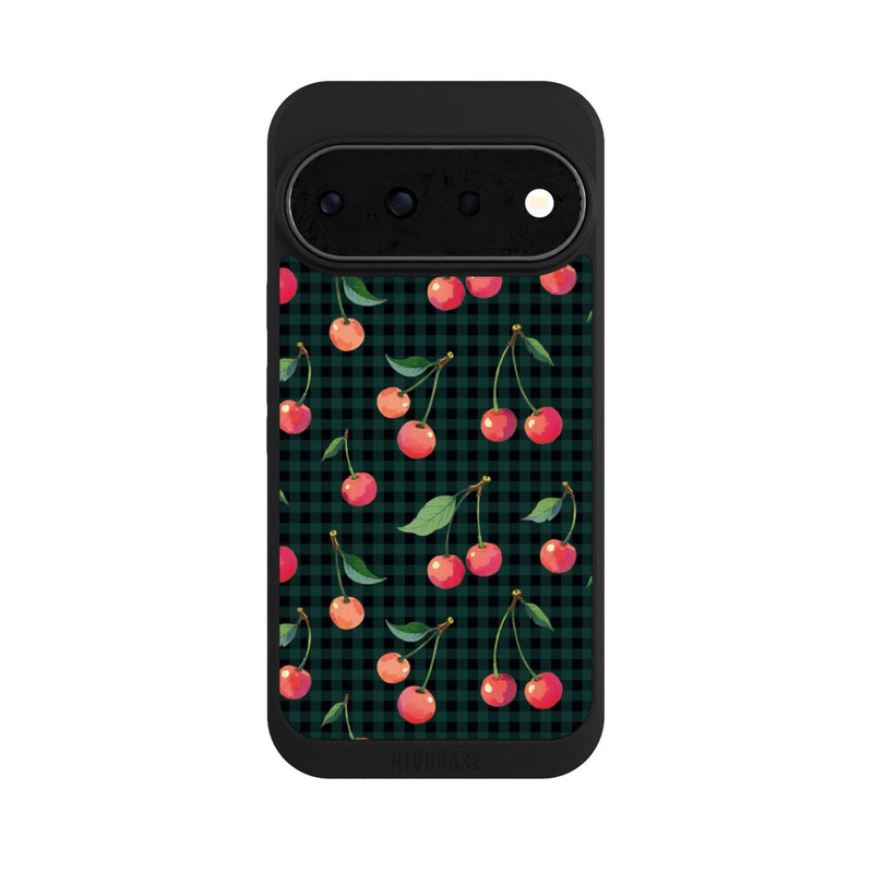 Pixel 11 Pro NIVOpure Cherries and Green Gingham