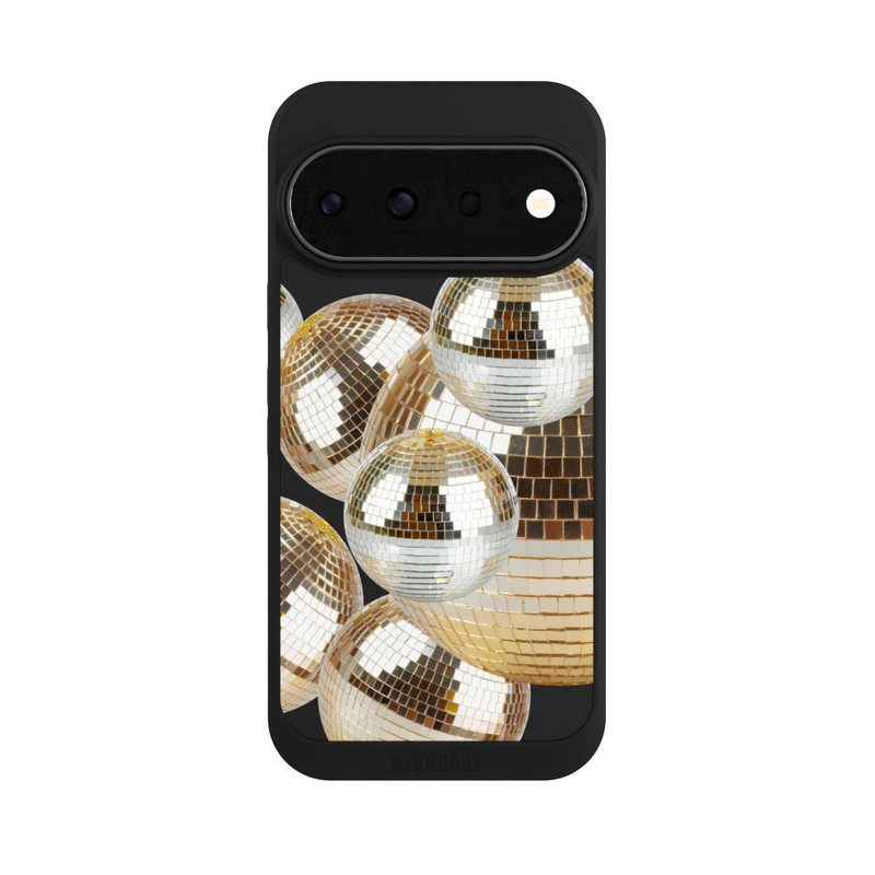 Pixel 11 Pro NIVOpure Discokugel Gold Transparent mit KI