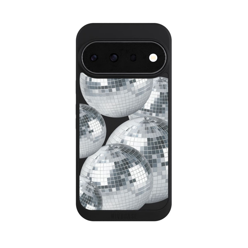 Pixel 11 Pro NIVOpure Discokugel Party Silver Transparent mit KI