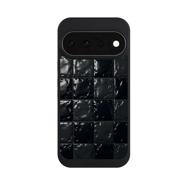 Pixel 11 Pro NIVOpure Black Tile Pattern look with AI