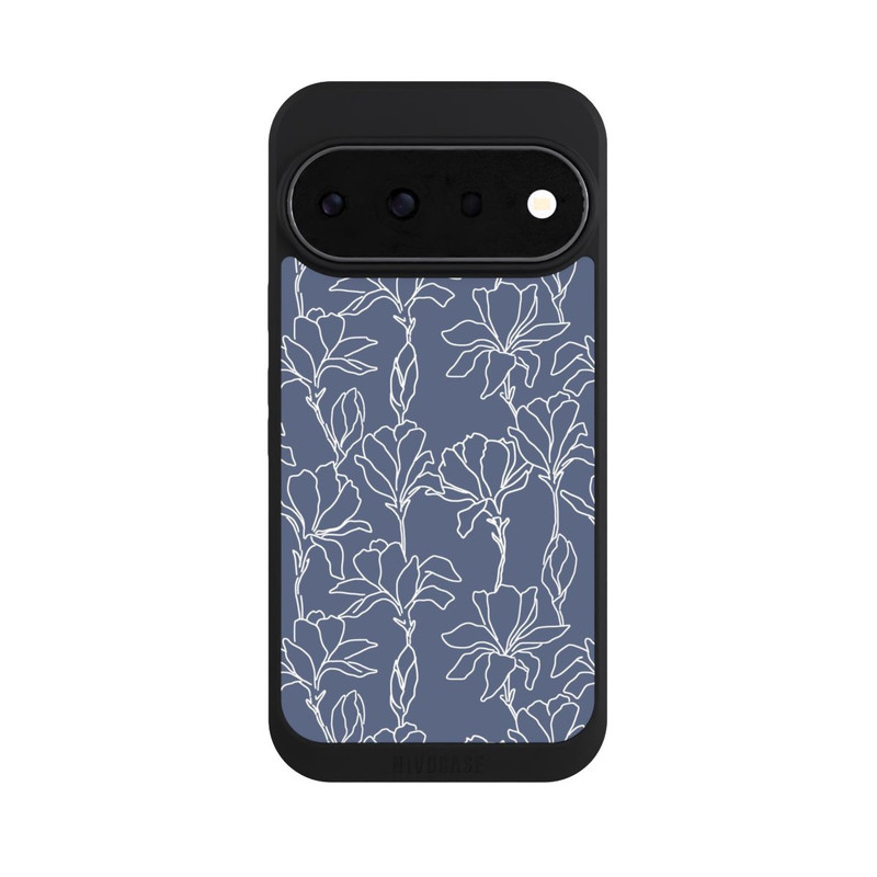 Pixel 11 Pro NIVOpure Flower Silhouettes on Blue