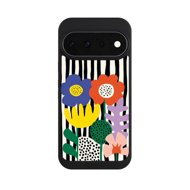 Pixel 11 Pro NIVOpure Flowers Striped Background