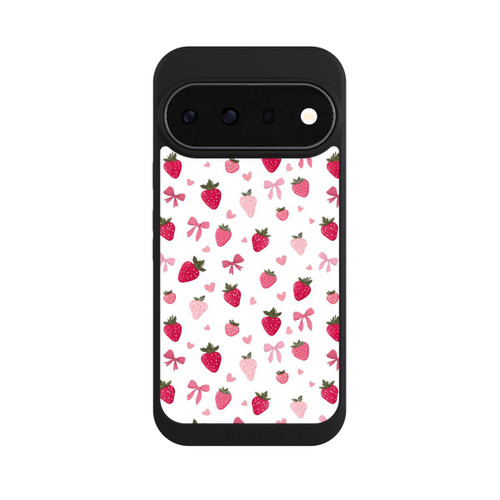 Google Pixel 11 Pro NIVOpure Erdbeer Herz Schleifen Muster Pink