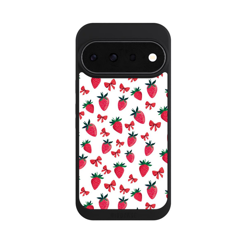 Pixel 11 Pro NIVOpure Strawberry Ribbon Pattern Red