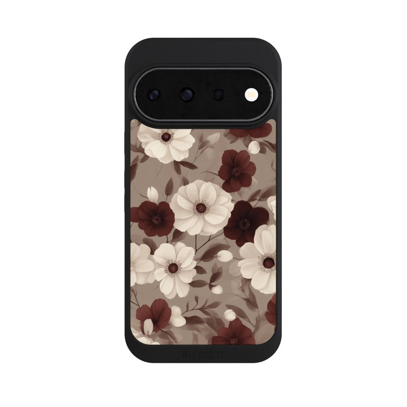 Pixel 11 Pro NIVOpure Bordeaux Und Creme Blumen mit KI