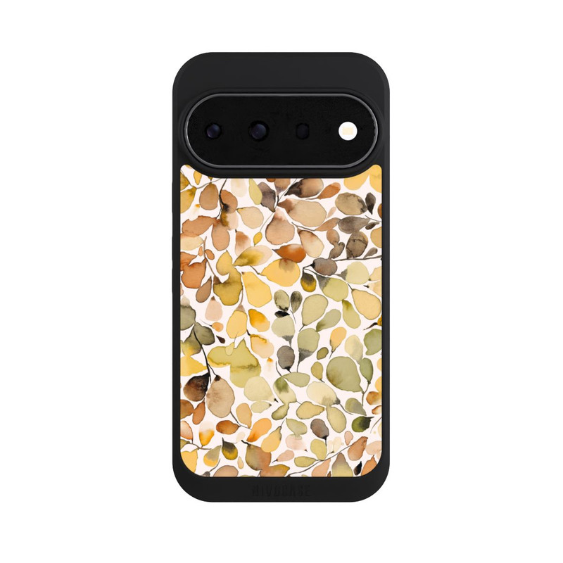 Pixel 11 Pro NIVOpure Eucalyptus Watercolor Leaves Brown Autumn