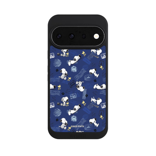 Google Pixel 11 Pro NIVOpure Peanuts Travel Stamps Pattern Blue