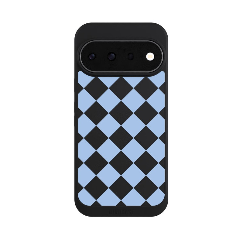 Pixel 11 Pro NIVOpure Checked Pattern Light Blue without Background