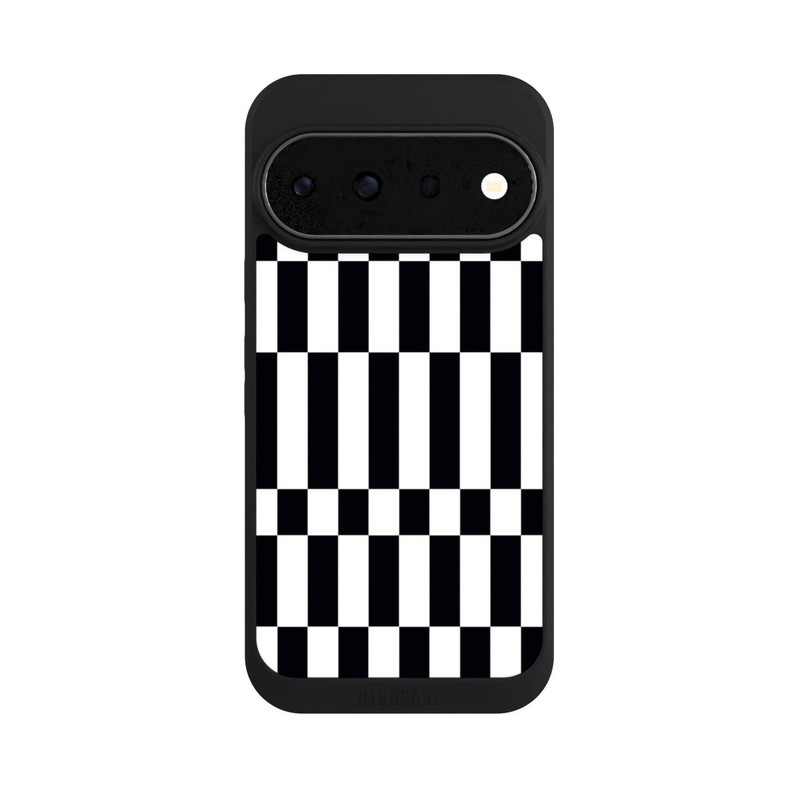 Pixel 11 Pro NIVOpure Checked Abstract Bold Black and White Color Block