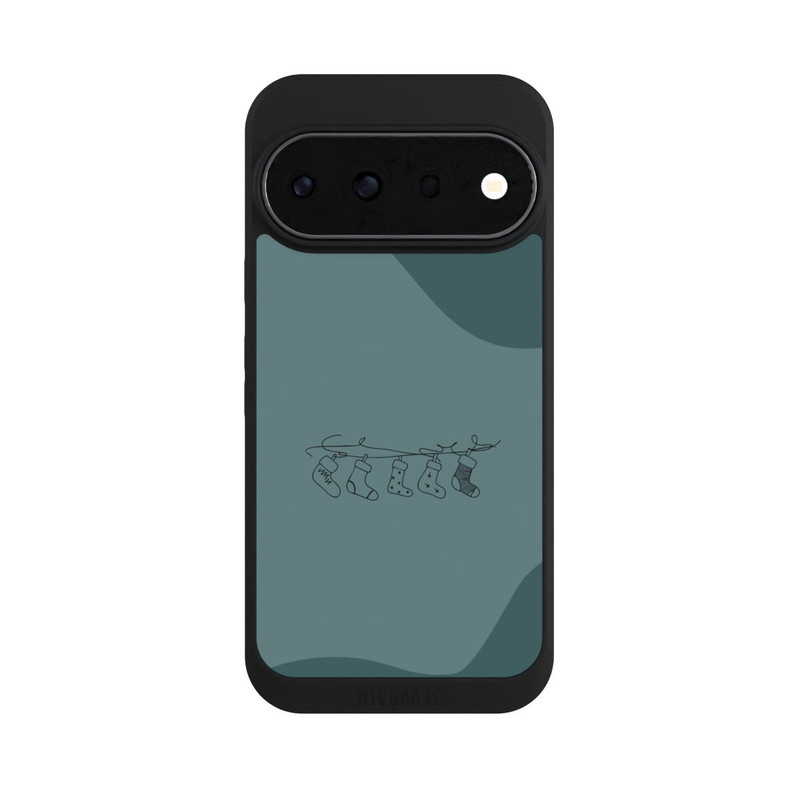 Pixel 11 Pro NIVOpure Weihnachtsstrümpfe Line Art Minimalistisch