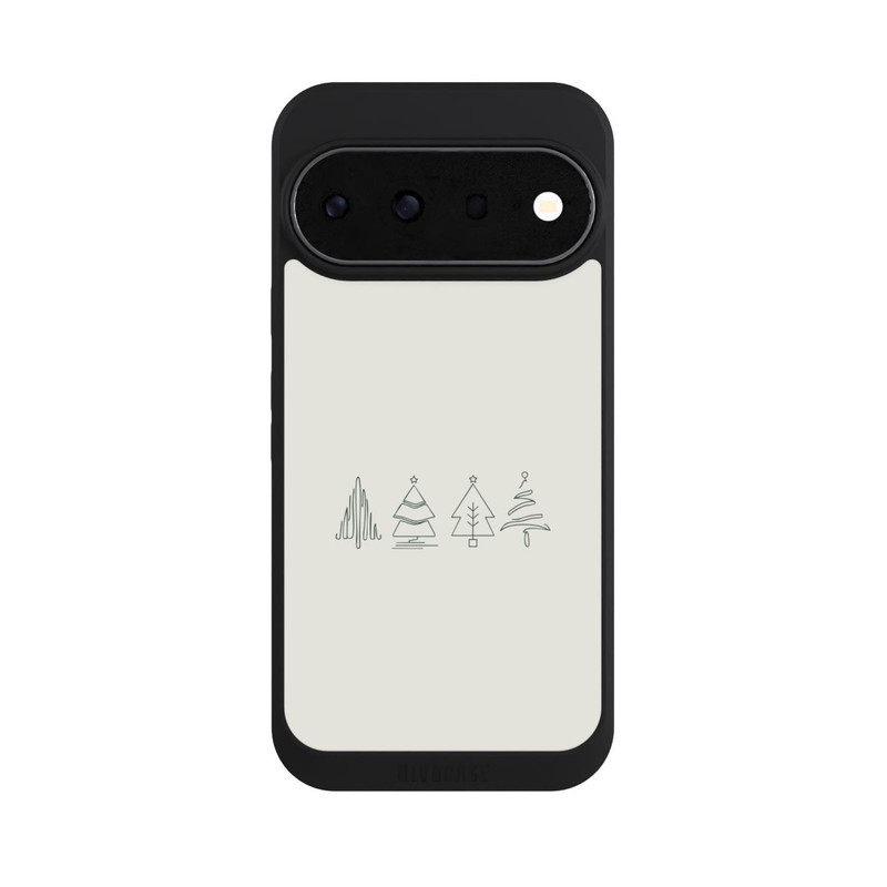 Pixel 11 Pro NIVOpure Arbres de Noël Line Art Minimaliste