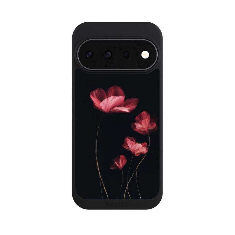 Pixel 11 Pro NIVOpure Fleurs Bordeaux Noires