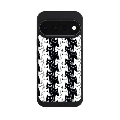 Google Pixel 11 Pro NIVOpure Katzentapete Schwarz Weiß
