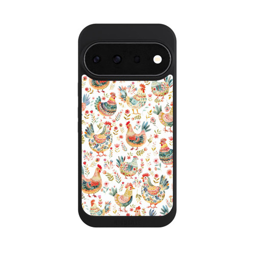 Google Pixel 11 Pro NIVOpure Motif de poulet coloré avec IA