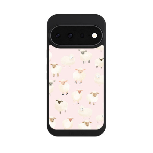 Google Pixel 11 Pro NIVOpure Motif mouton rose clair avec IA