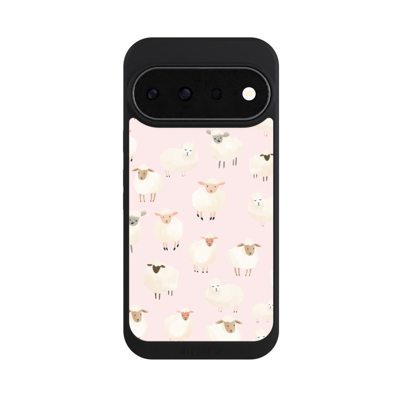 Pixel 11 Pro NIVOpure Motif mouton rose clair avec IA