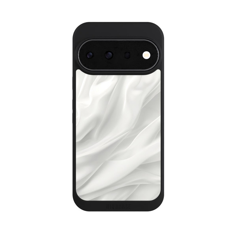 Pixel 11 Pro NIVOpure Weiße Seidenmatte Textur mit KI