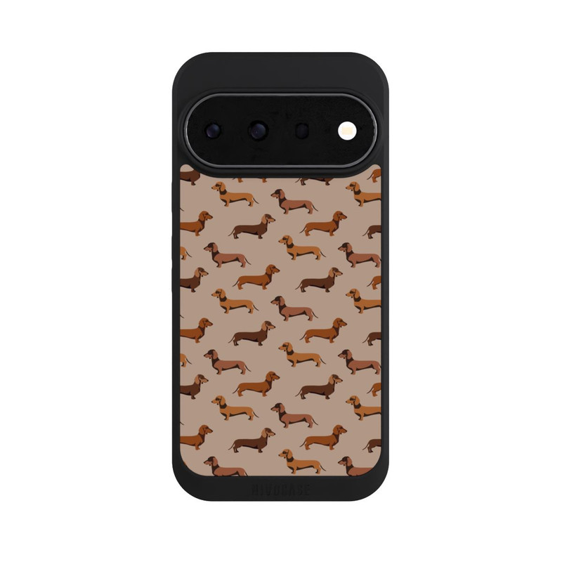 Pixel 11 Pro NIVOpure Dackel Muster Braun