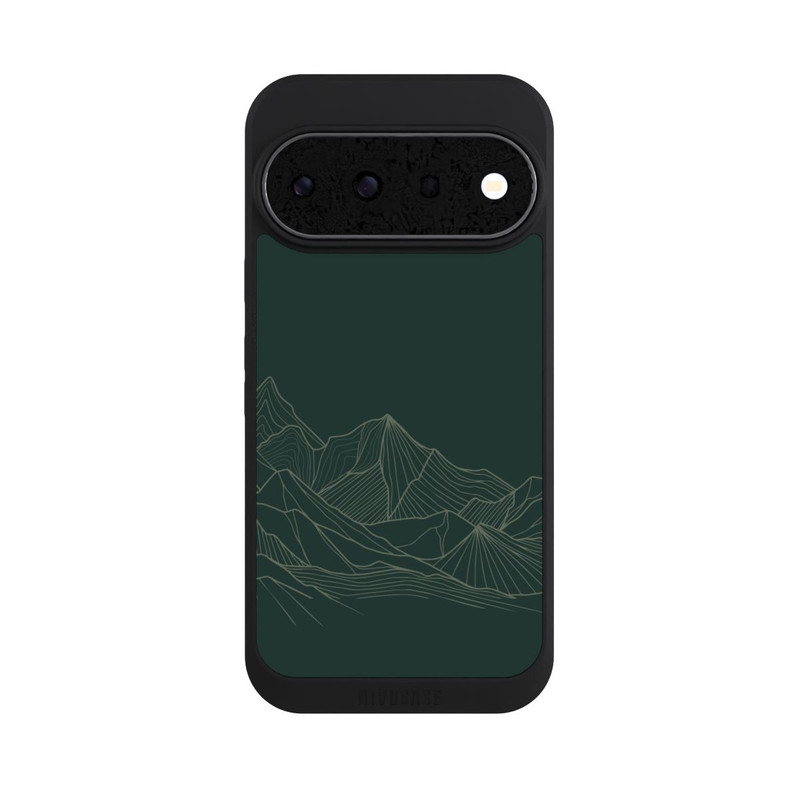 Pixel 11 Pro NIVOpure Berg Line Art Grün