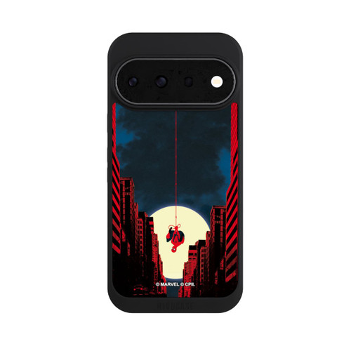 Google Pixel 11 Pro NIVOpure Spider-Man Marvel between Skyscrapers