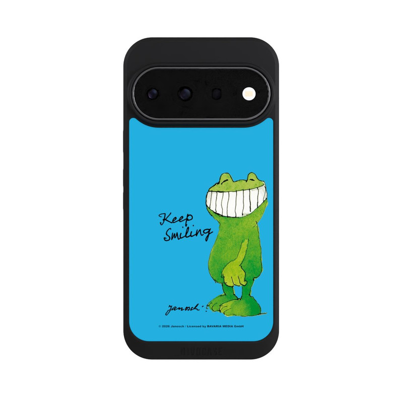 Pixel 11 Pro NIVOpure Janosch Frosch Keep Smiling Blue