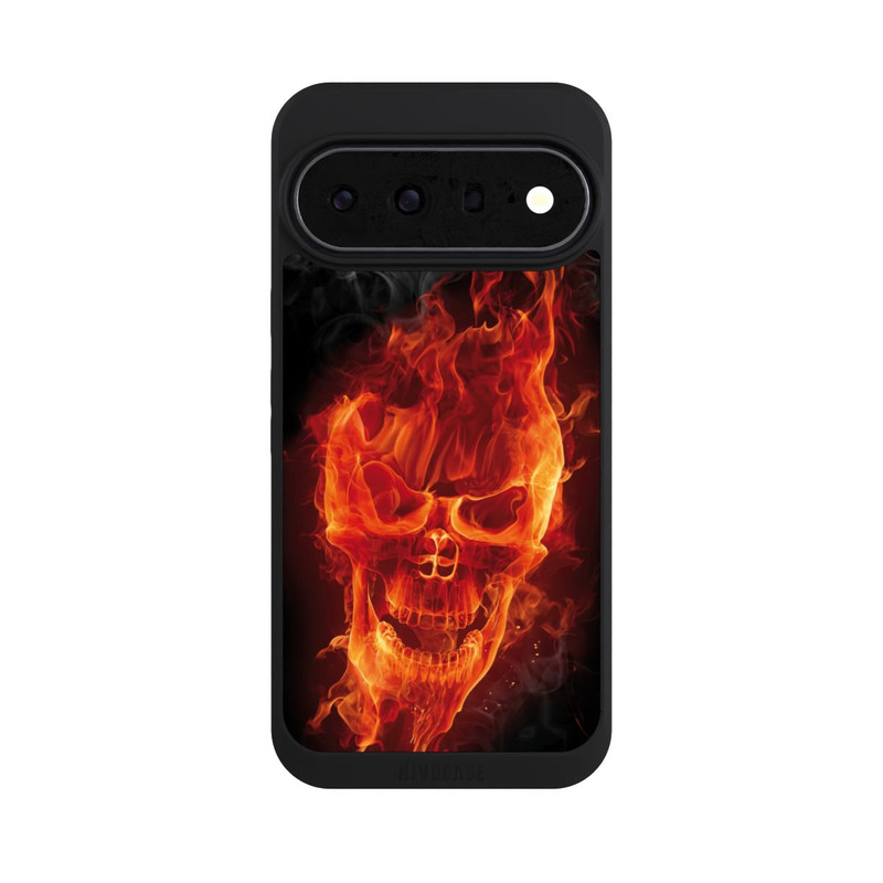 Pixel 11 Pro XL NIVOpure Crâne en Feu