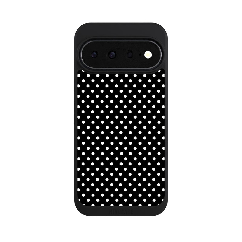 Pixel 11 Pro XL NIVOpure Confettis blancs sur fond noir