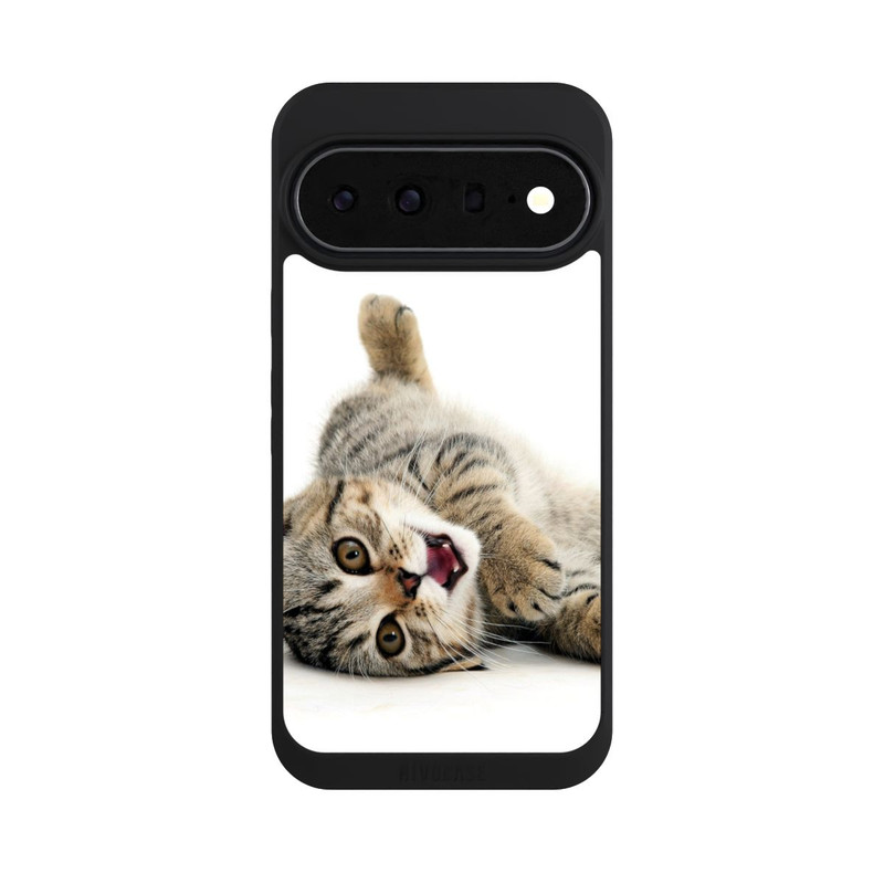 Pixel 11 Pro XL NIVOpure Sich wälzende Katze