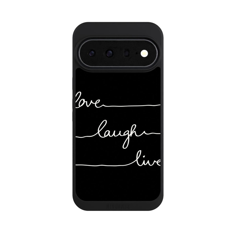 Pixel 11 Pro XL NIVOpure Love Laugh Live blanc/noir