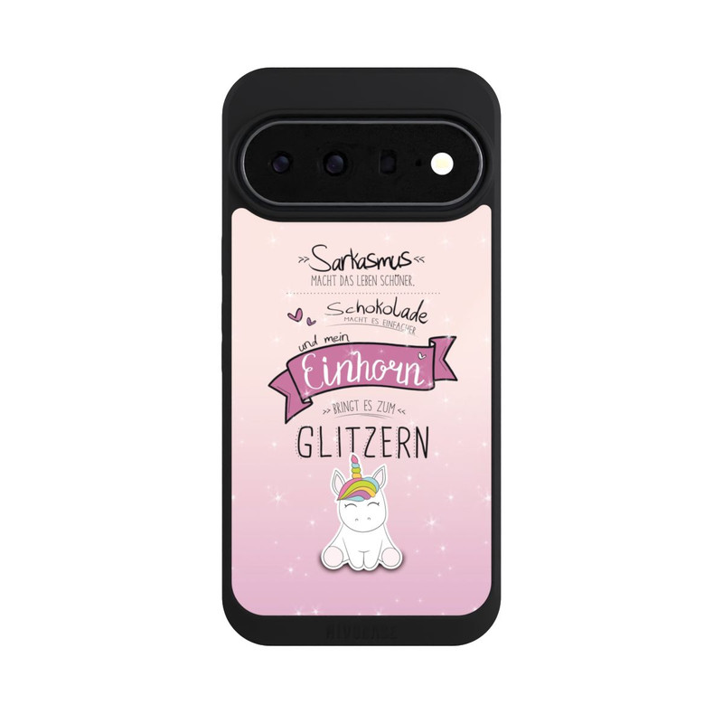 Pixel 11 Pro XL NIVOpure Einhorn Glitzer Spruch