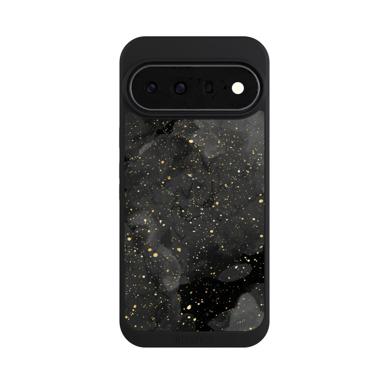 Pixel 11 Pro XL NIVOpure Glitzernder Marmor-Schwarz-Gold-Look