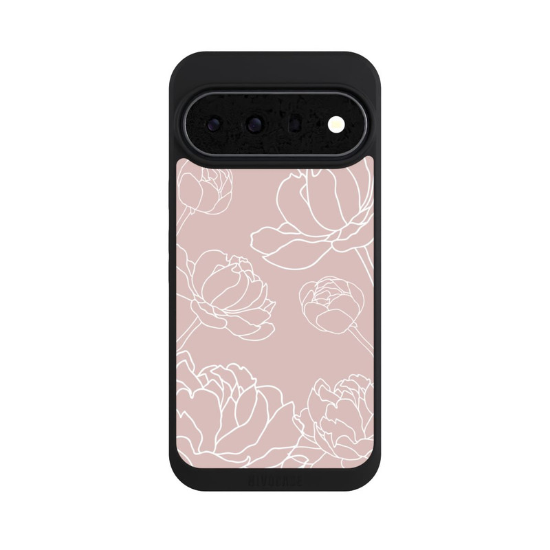 Pixel 11 Pro XL NIVOpure Fleur sur Fond Rose