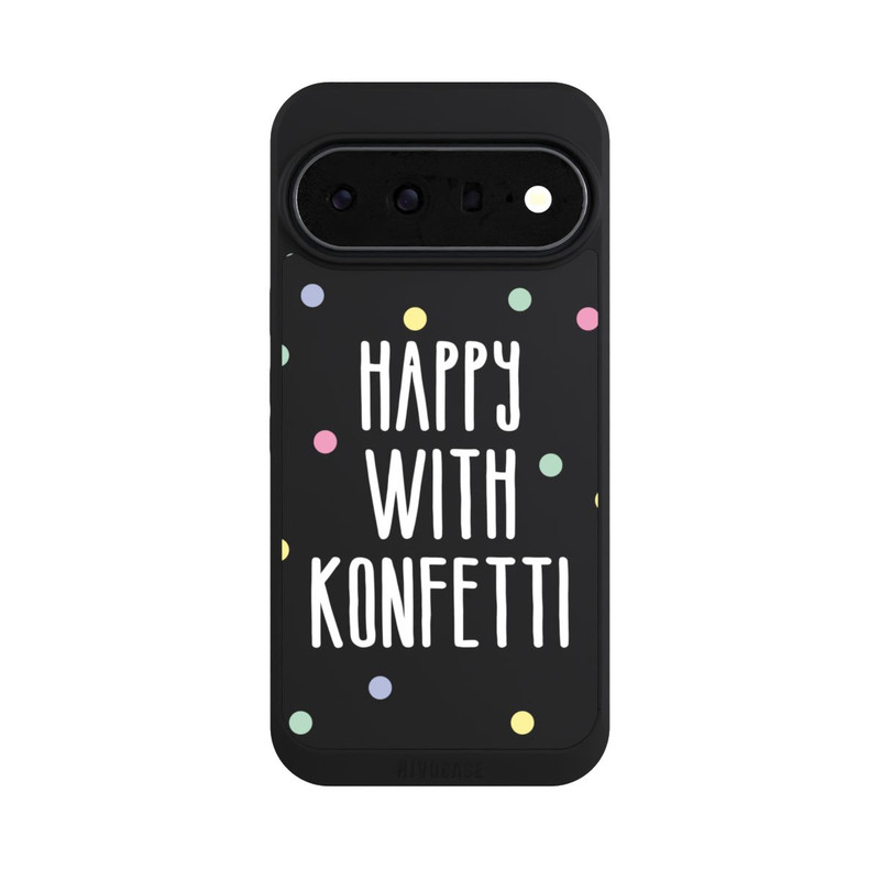 Pixel 11 Pro XL NIVOpure Happy with Konfetti White ohne Hintergrund