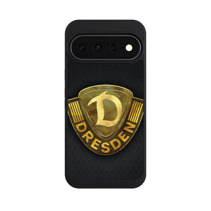 Pixel 11 Pro XL NIVOpure Goldenes Logo Look Dynamo Dresden