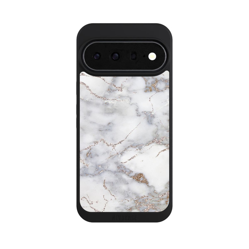 Pixel 11 Pro XL NIVOpure Marbre Argent Scintillant Look
