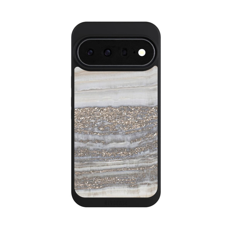 Pixel 11 Pro XL NIVOpure Weißer Glitzer Marmor Look