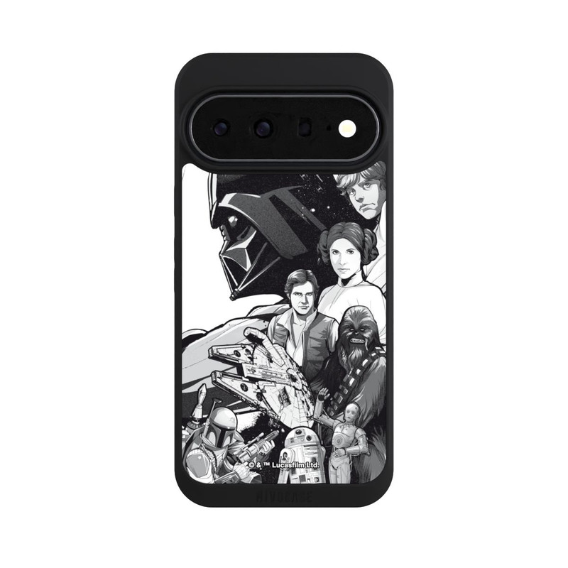 Pixel 11 Pro XL NIVOpure StarWars Charaktere - Schwarz-Weiß