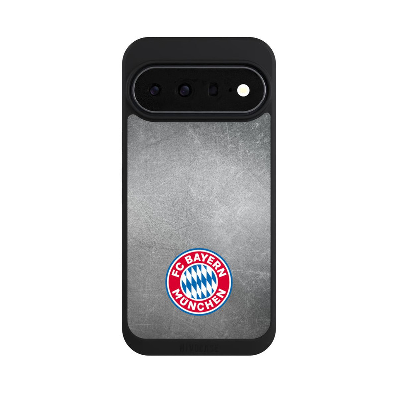 Pixel 11 Pro XL NIVOpure Klassisches FCB Logo Klein - Bunt auf Metalllook