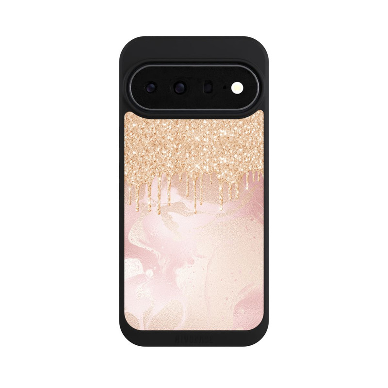 Pixel 11 Pro XL NIVOpure  Roségoldener Glitzer Tropfen Look