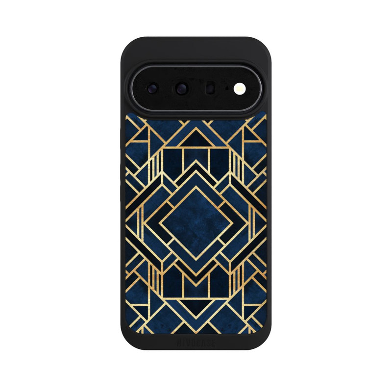 Pixel 11 Pro XL NIVOpure Kunst Deko Blau Golddruck
